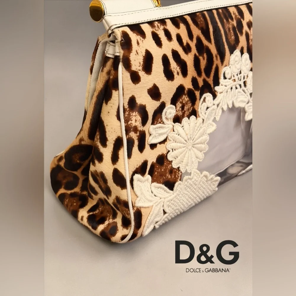 Dolce & Gabbana MISS SICILY SPECIAL EDITION handbag with pouch and strap A PLUS! - Picture 10 of 14